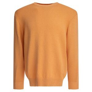 BEAMS PLUS Crew Neck Knit Sweater Men ORANGE Sweaters & Cardigans